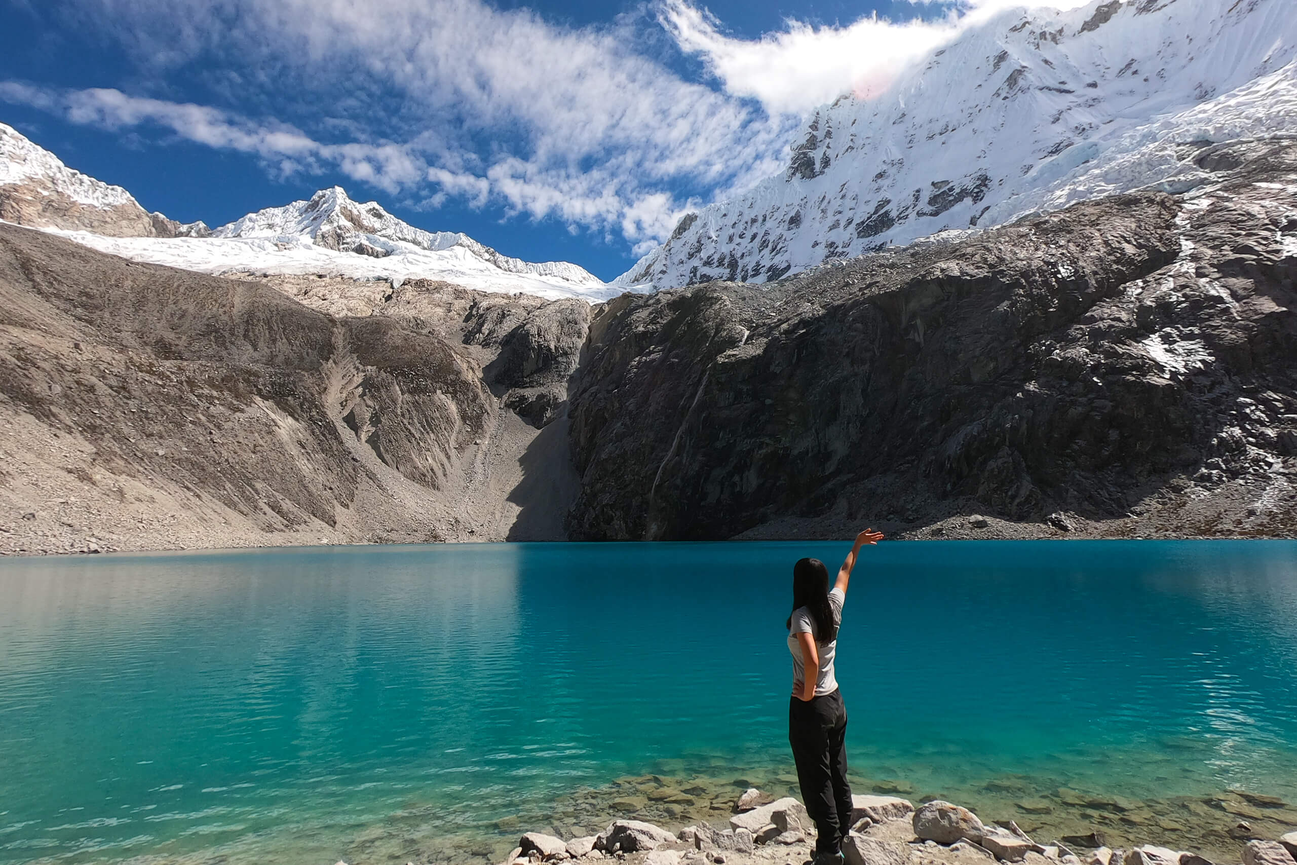69湖 ペルー ワラスの旅行会社 Nandi Peru ナンディ ペルー